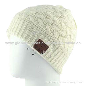 Earphones for iPhone with Beanie Hats Shape and Hands-free Bluetooth Headphone Function